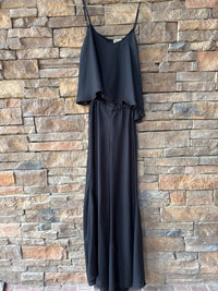 Show me your mumu black strappy jumpsuit S
