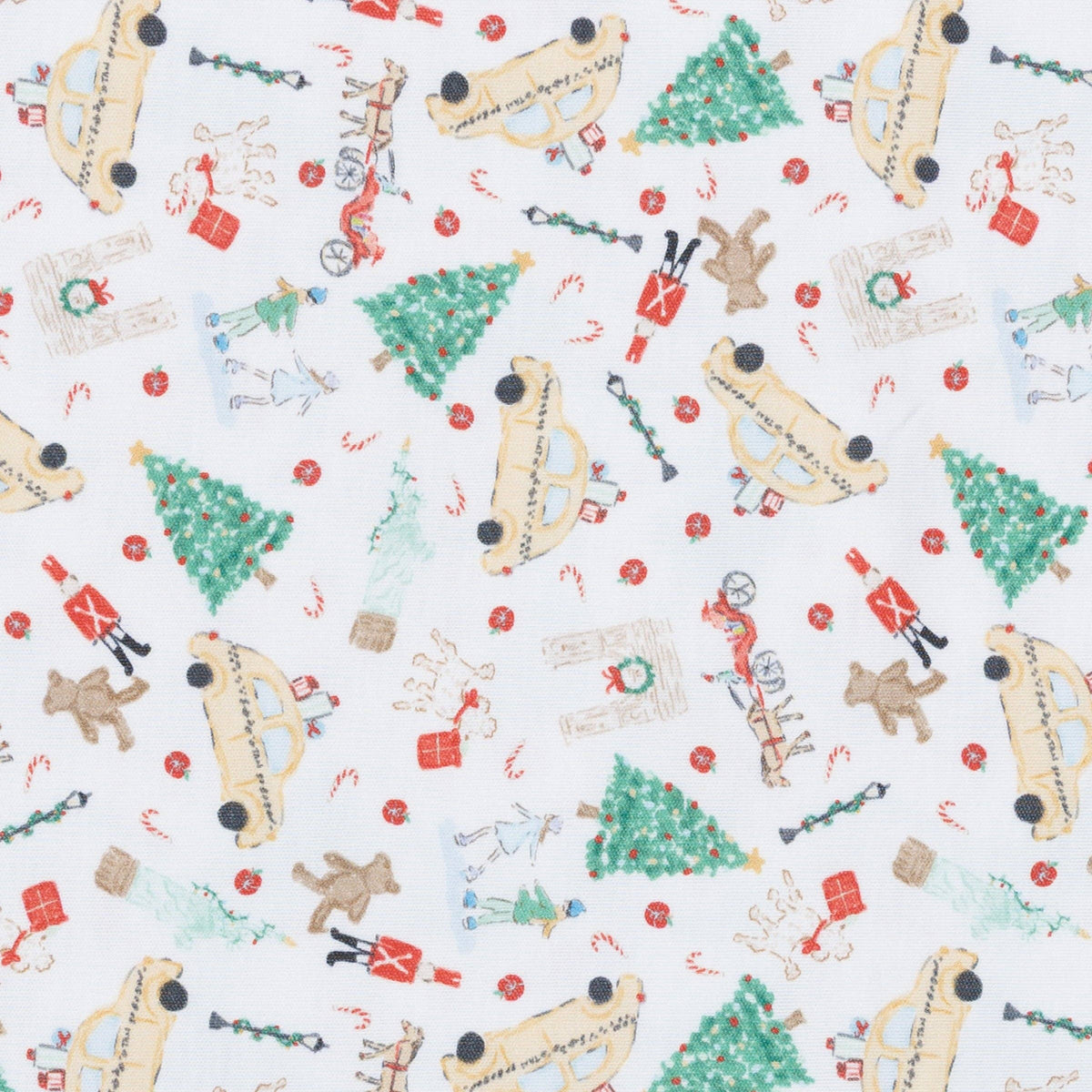 Christmas in the City Print Zip Footie