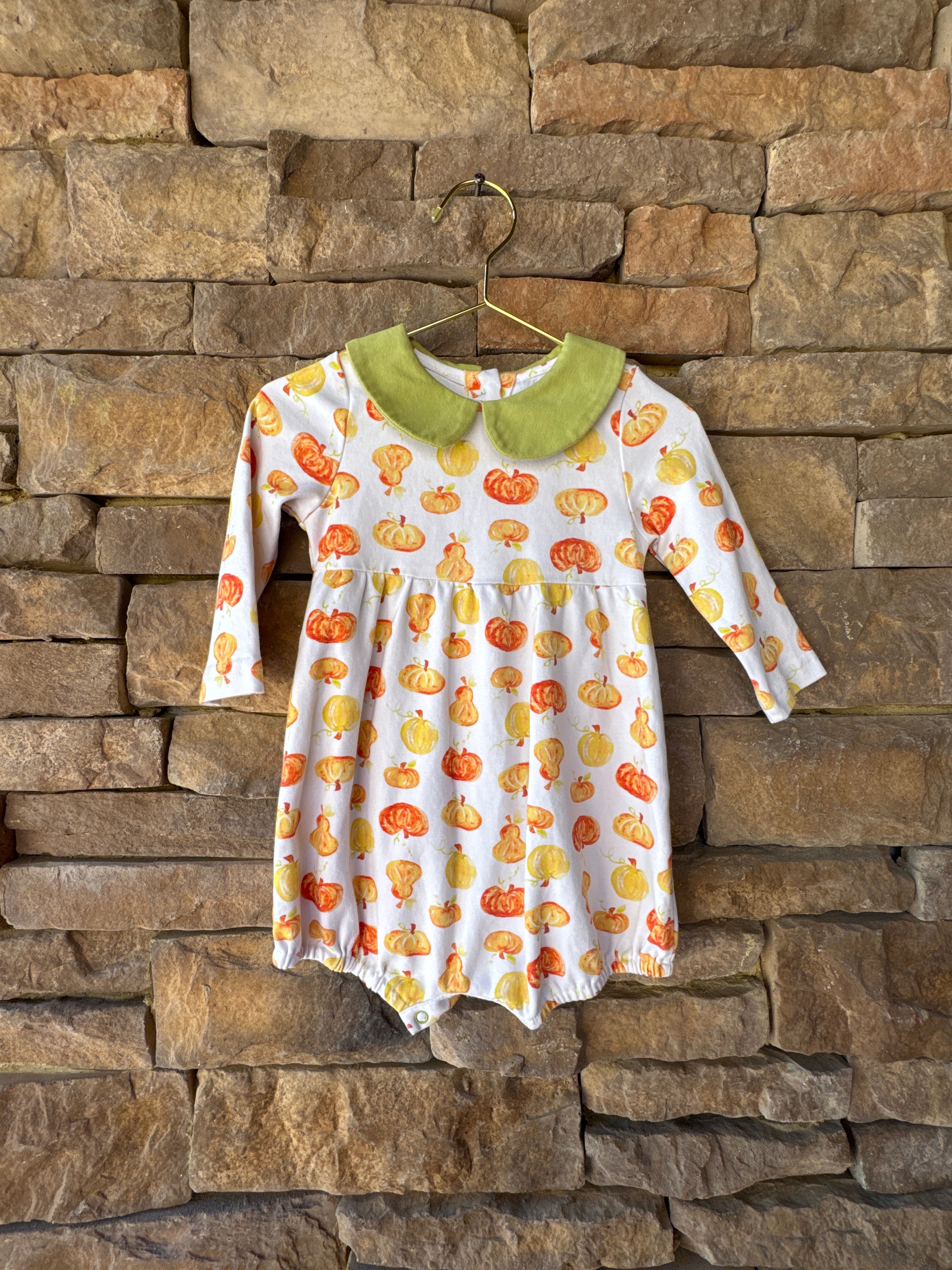 Smockingbird Pumpkin Bubble 18M