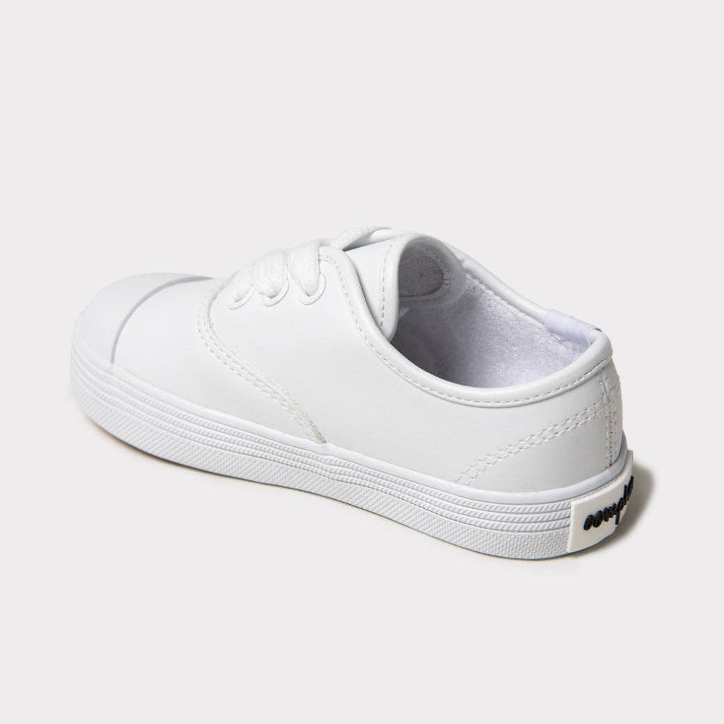 Hadley Girls Lace-Up Shoes: White