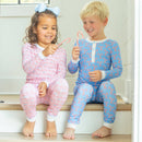 Girls Bamboo Loungewear - Candy Canes: 4T