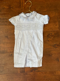 Zuccini Smocked Shortall 9M