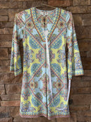 Hale Bob Zariah Dress Turquoise