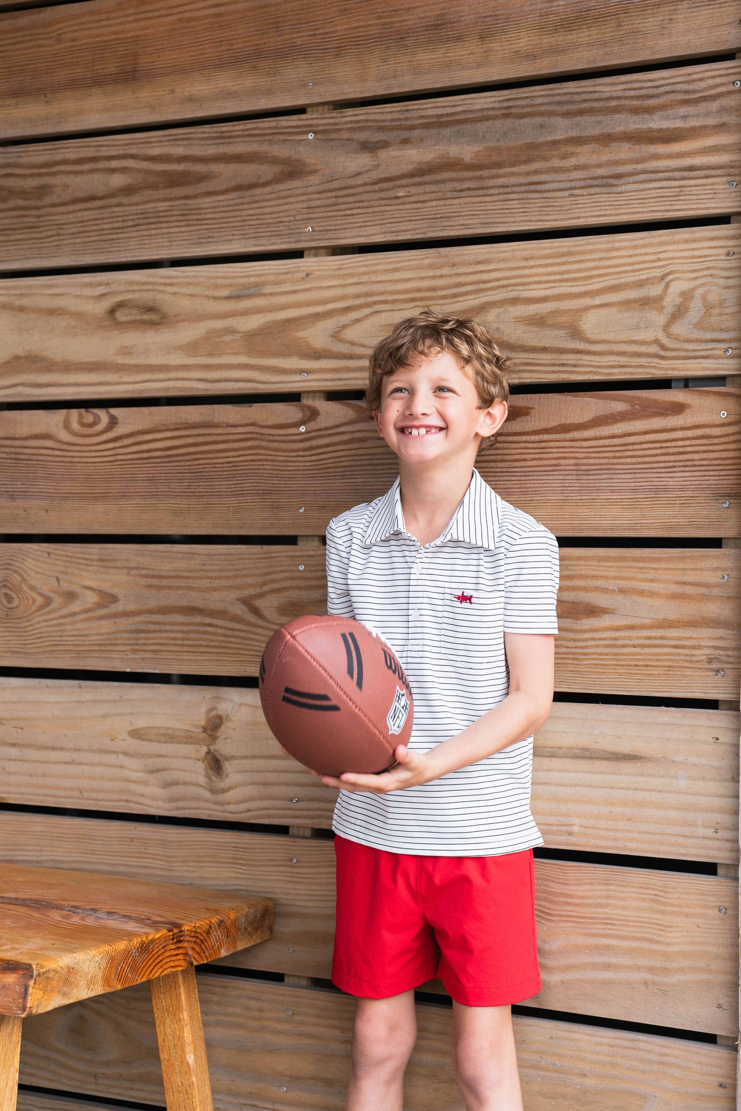 Boys Topsail Performance Shorts –Red