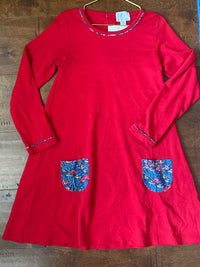 The Proper Peony Floral Pocket Swing Dress 8Y