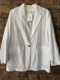 H&M White Blazer M