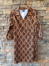 Melly M Buckle Brown Dress 16