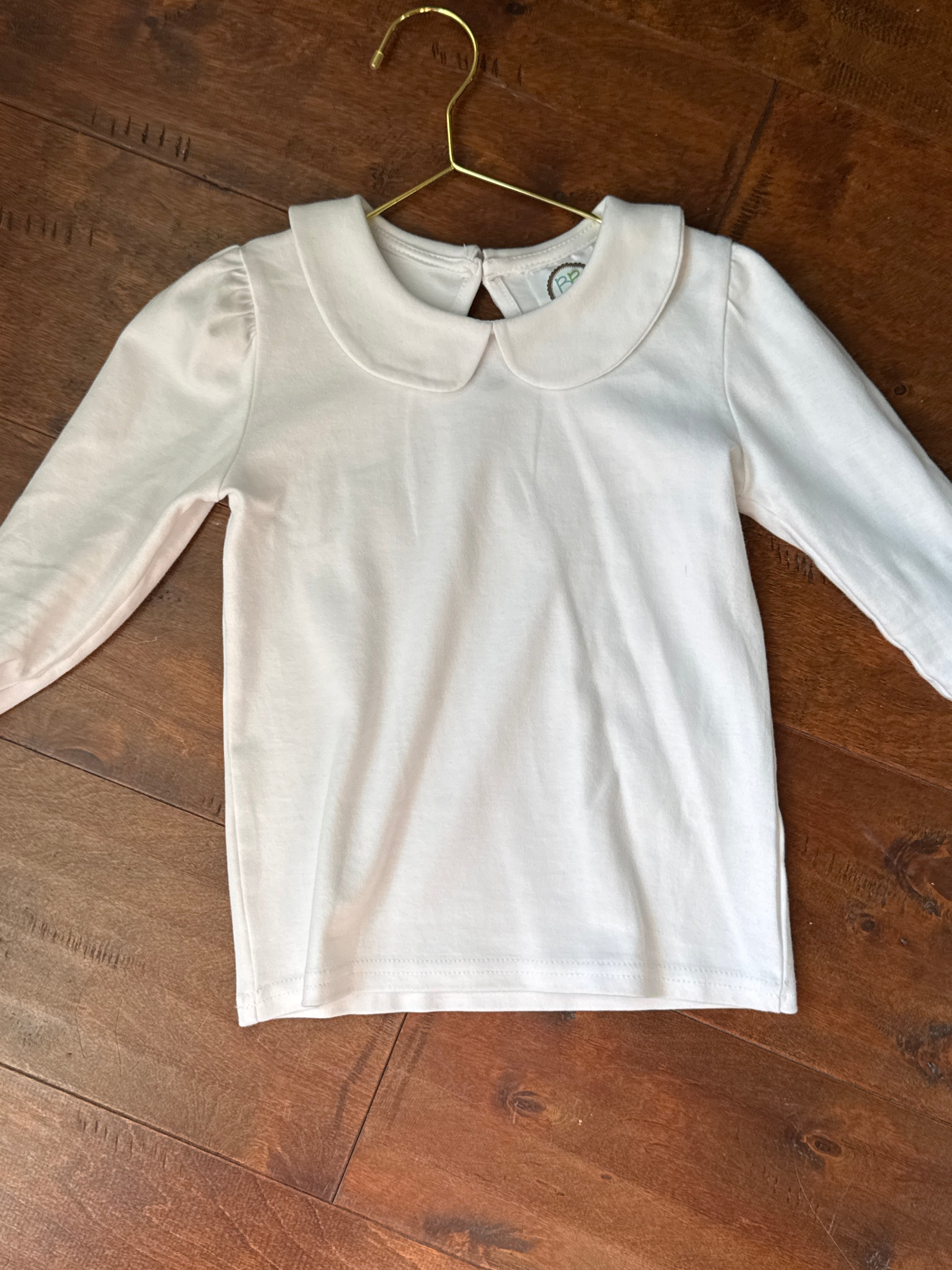 Pima Cotton Ls Peter Pan Collar Shirt 5