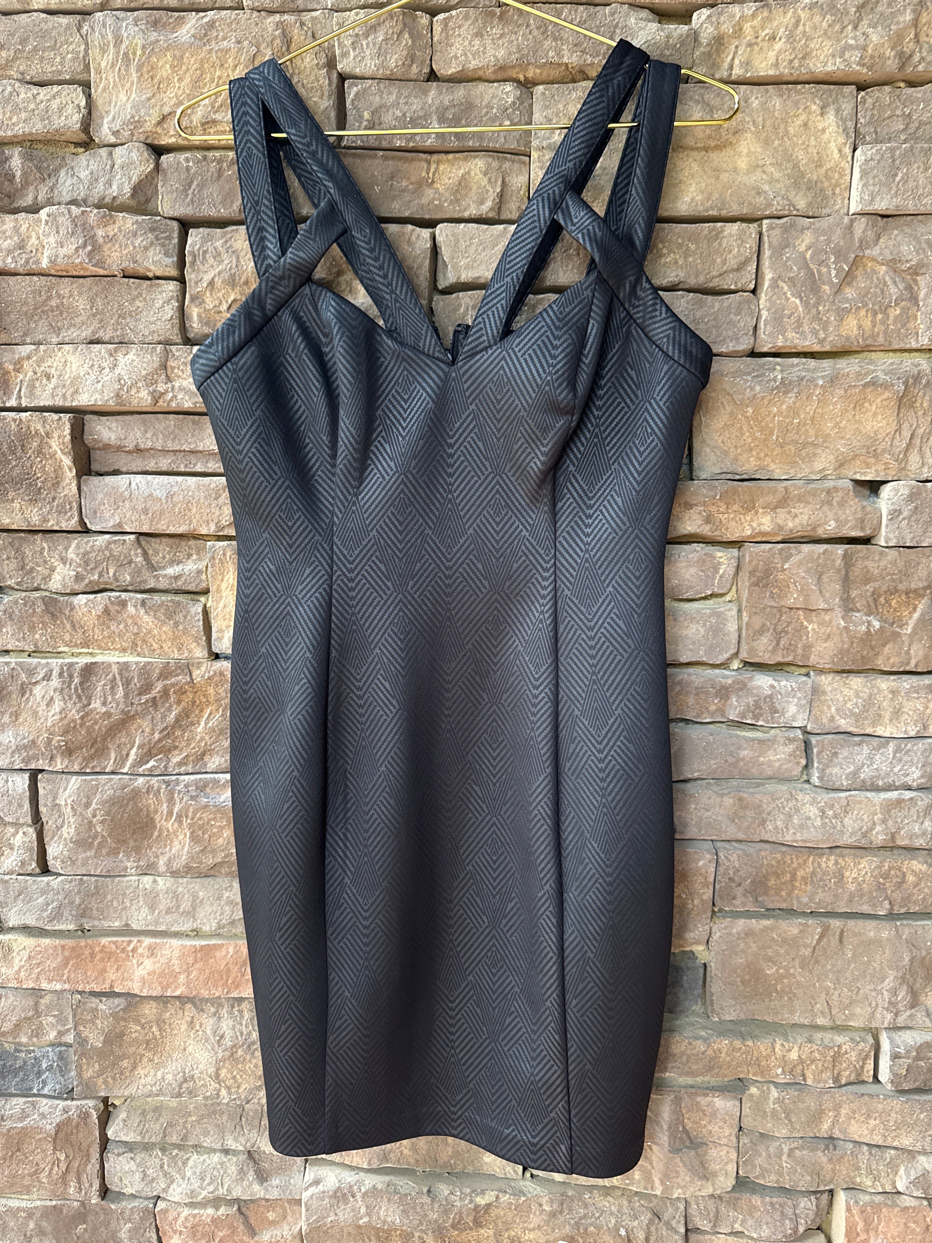 Guess Strappy Black Dress 10