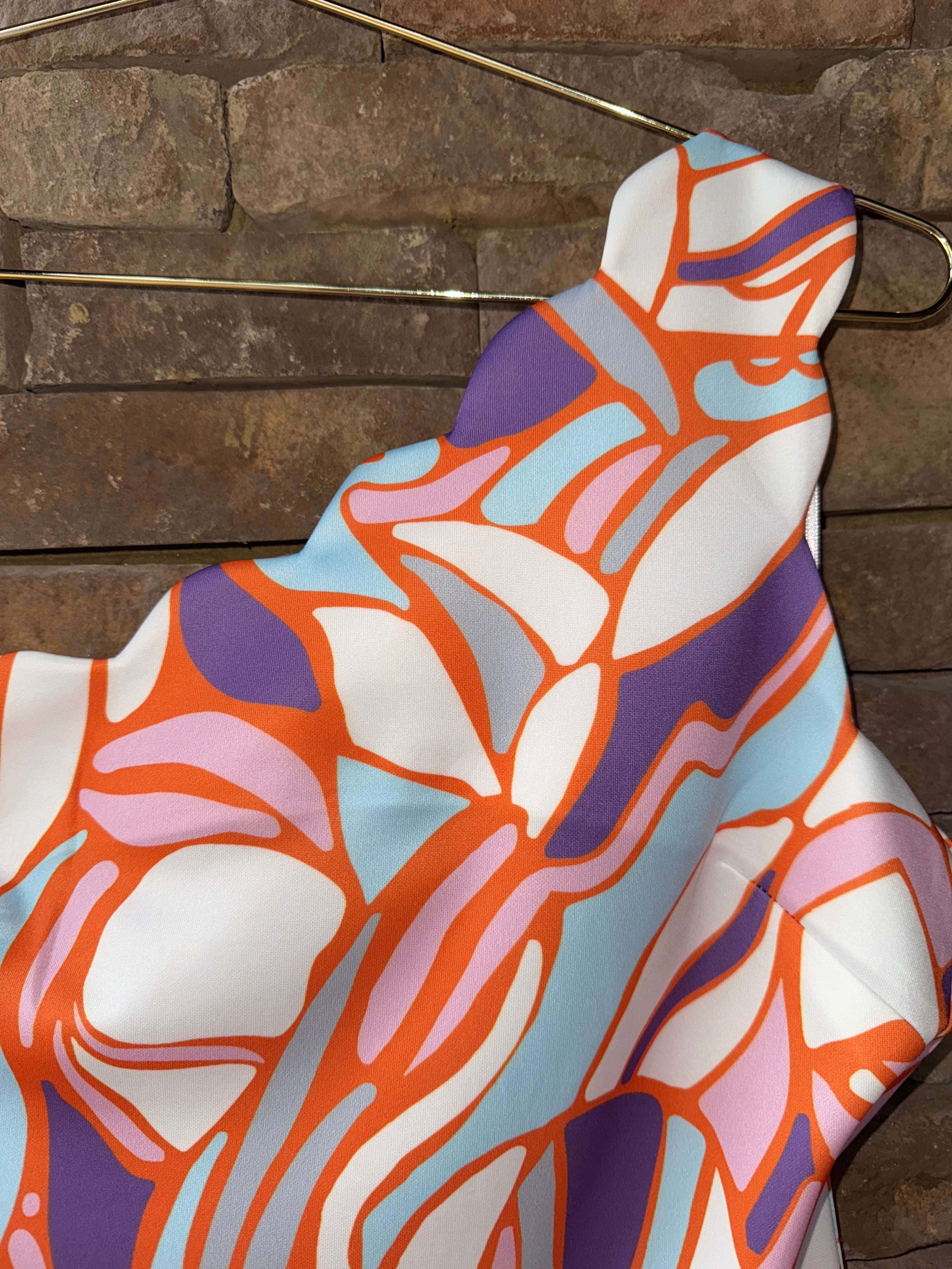 CK Bradley Mallorca Dress in Mambo Papaya XS