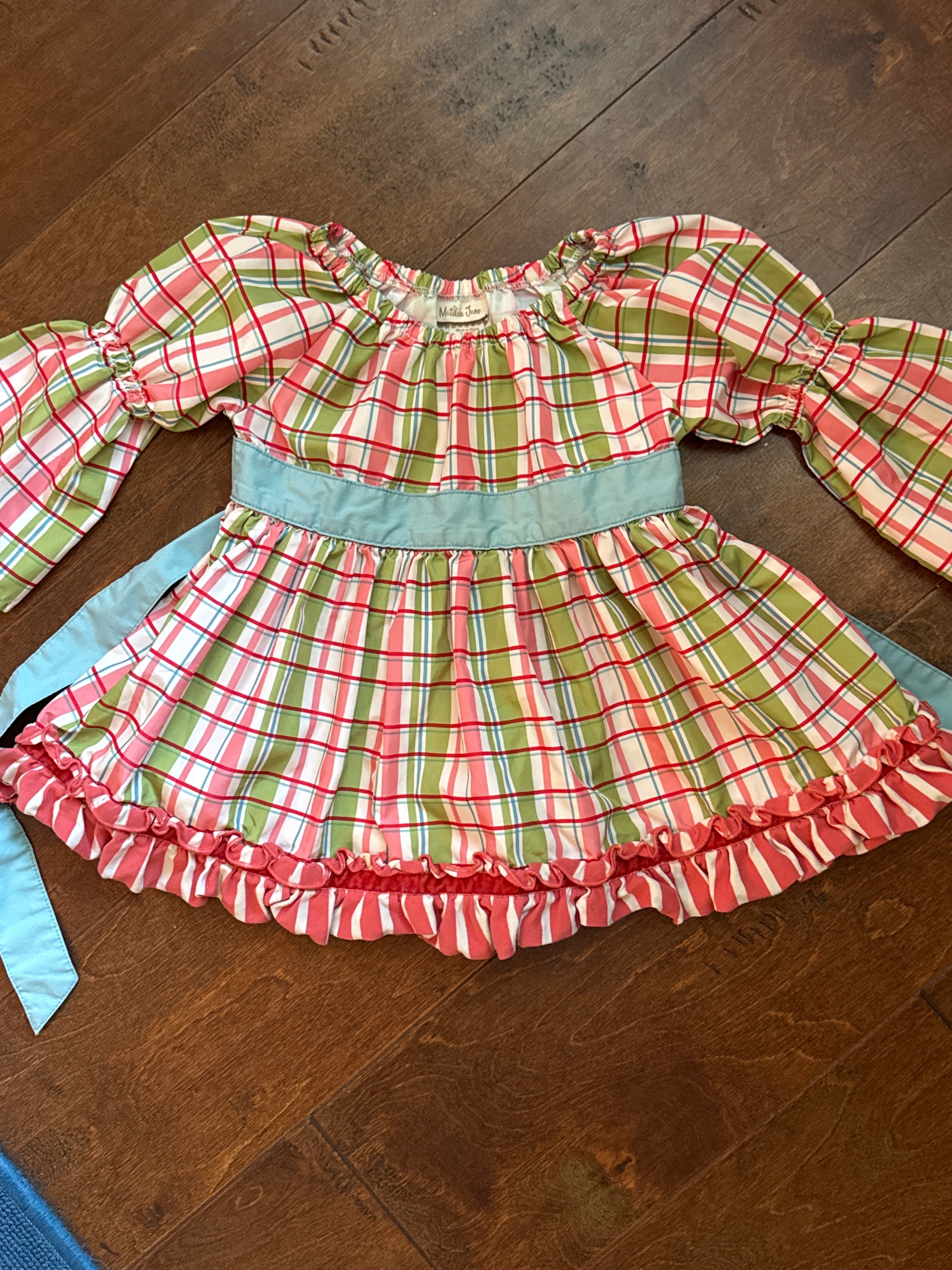 MJ Multi Patchwork Top with Tie 2T