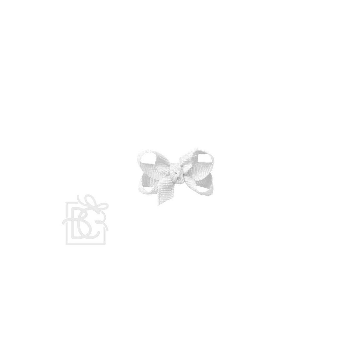 SIGNATURE GROSGRAIN BOW ON CLIP: 4.5" Large - 1.5" Ribbon on Alligator Clip / MANDARINE ORANGE