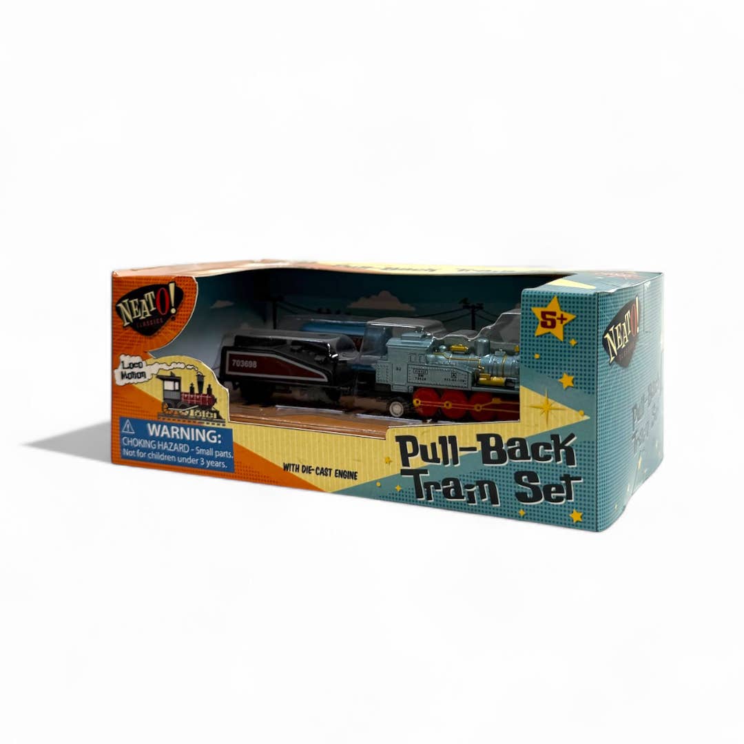 Retro Classic Pull Back Train Set