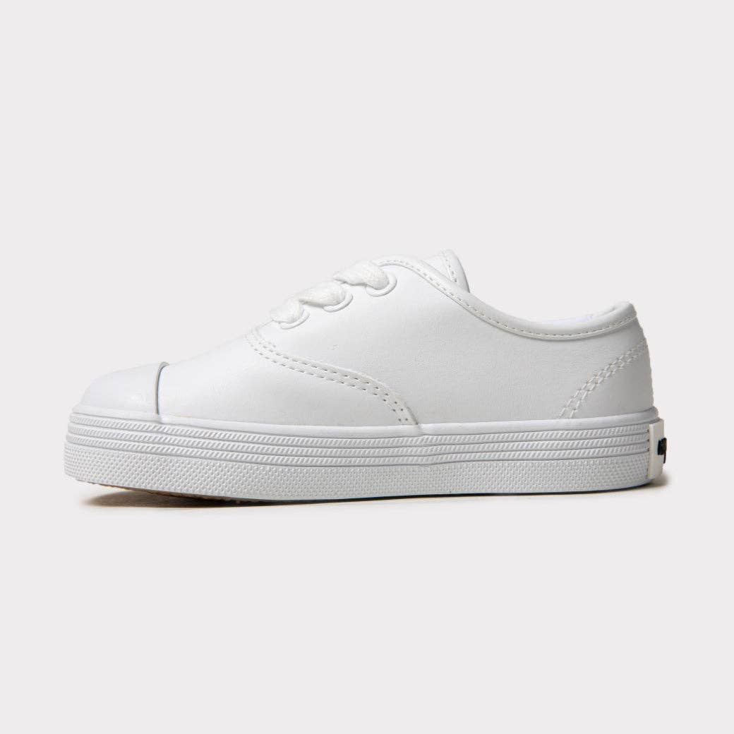 Hadley Girls Lace-Up Shoes: White