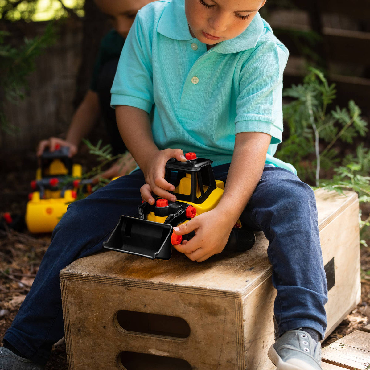 Red Toolbox Stanley Jr. Take Apart Classic Front Loader Kit