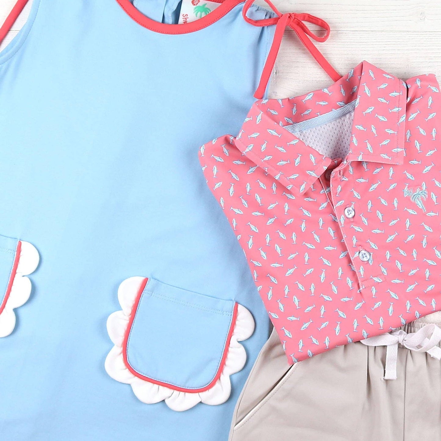 Khaki Twill Shrimp Shorts