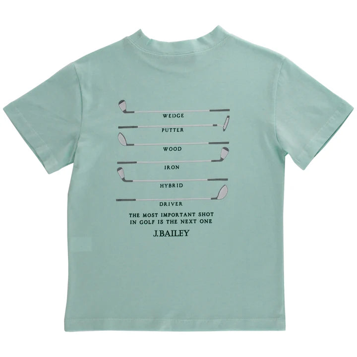 Clubs on Seaglass Tee