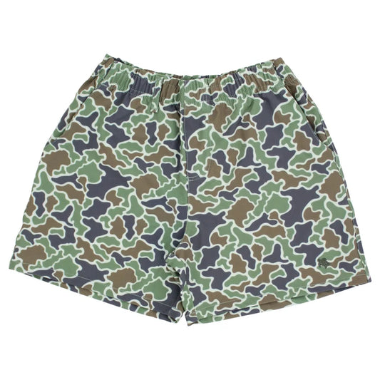 Printed Performance Short - Green Camo