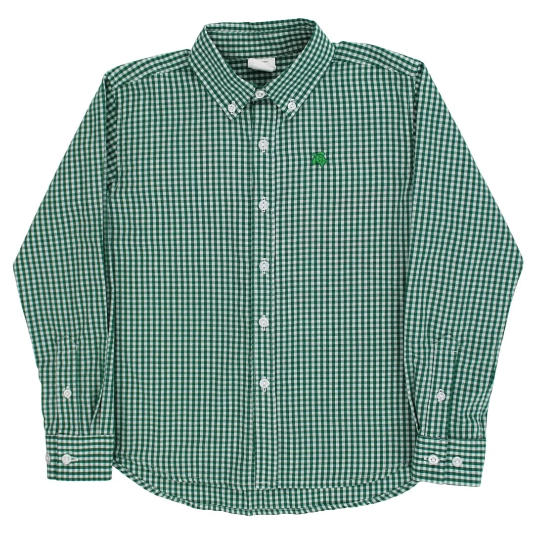 Roscoe Button Down - Kelly Check