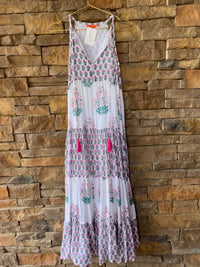 Oliphant Sleeveless Algarve Floral Maxi XS