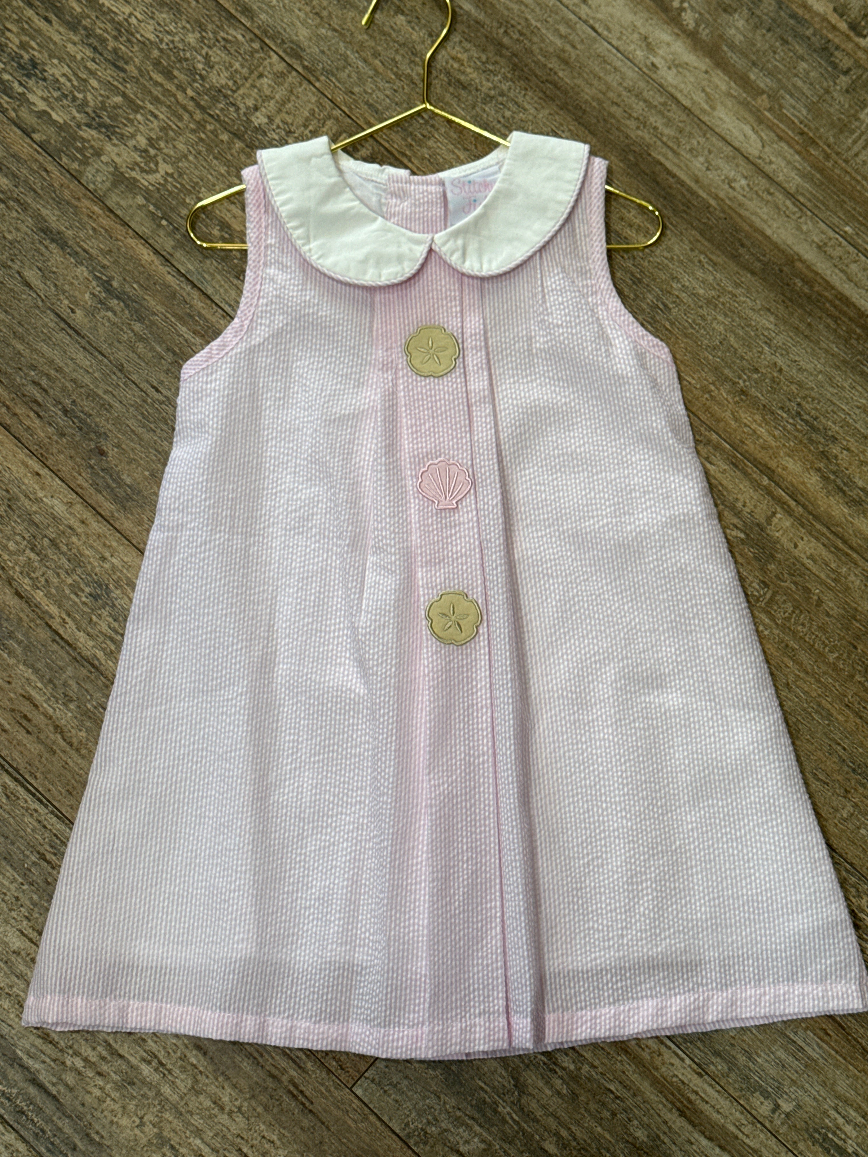 Stitchy Fish Shell Swing Dress 3T