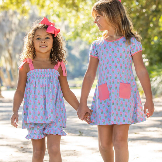 Coral Bouquet Play Dress