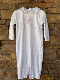 Little English Bow Romper 24M