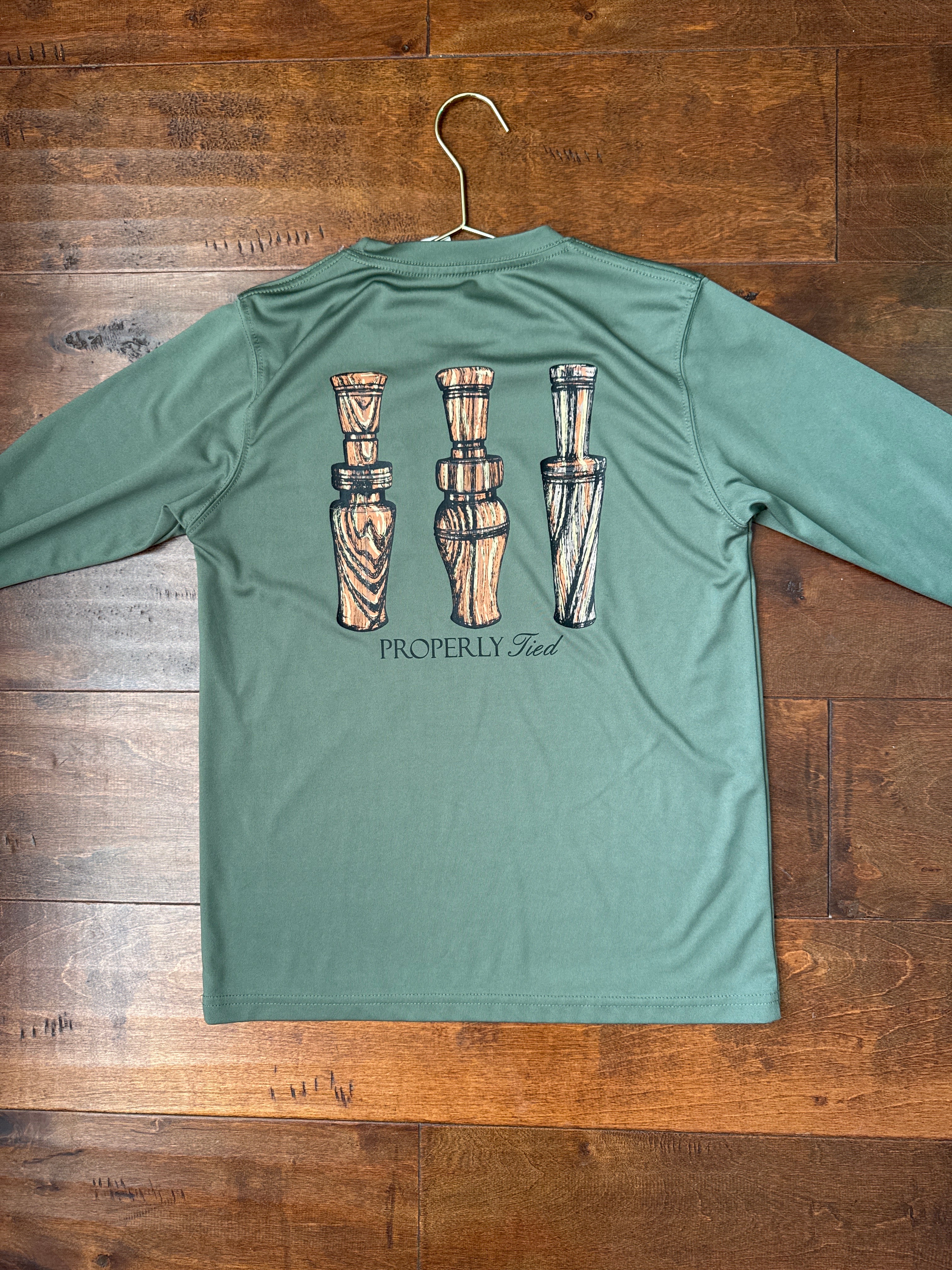 Properly Tied Performance Material LS Duck Call YM (10/12)