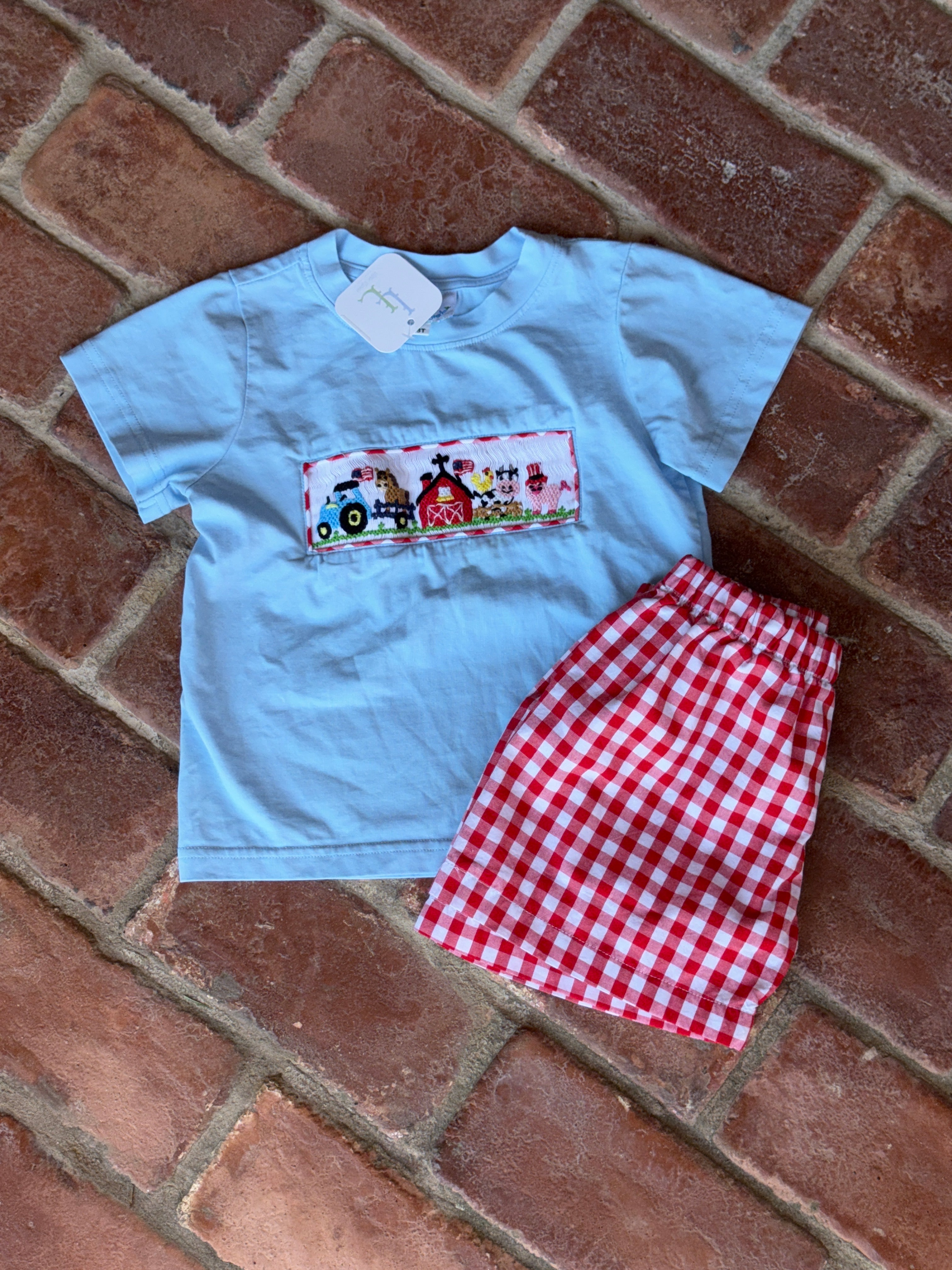 Busy Bee Smocks Farm Set 3T