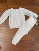 Beige Knit Set 12M