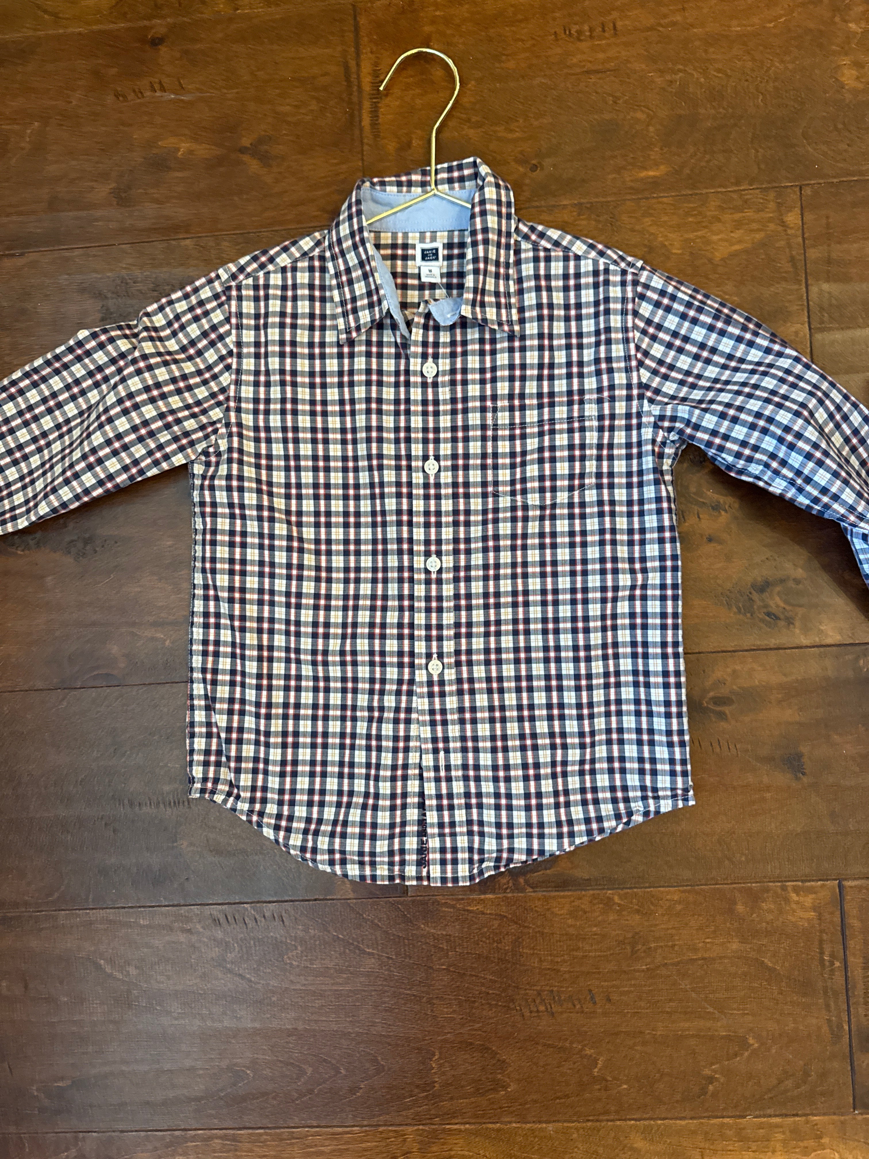 Janie and Jack Navy Longsleeve Polo 5