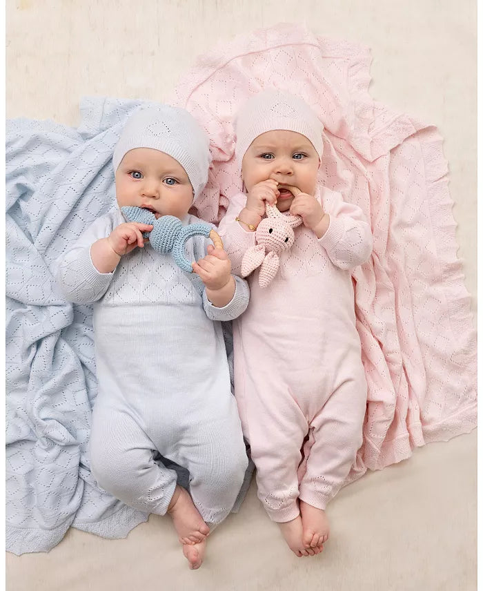 Lux Pointelle Knit Romper