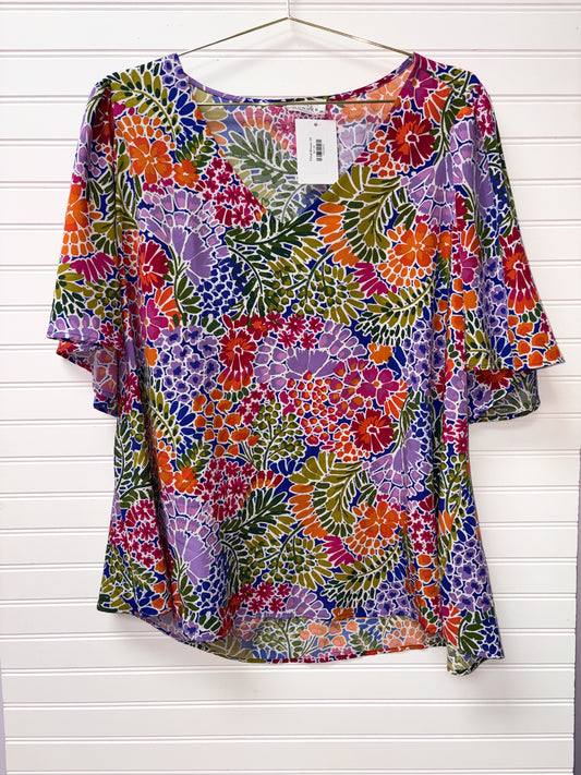 Floral Blouse 3X
