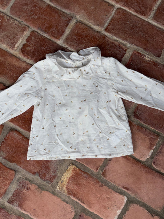 BonPoint Cherry Collared Shirt 3