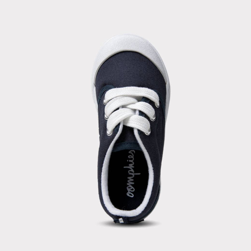 Shelby Boys Lace-Up Sneaker: Navy