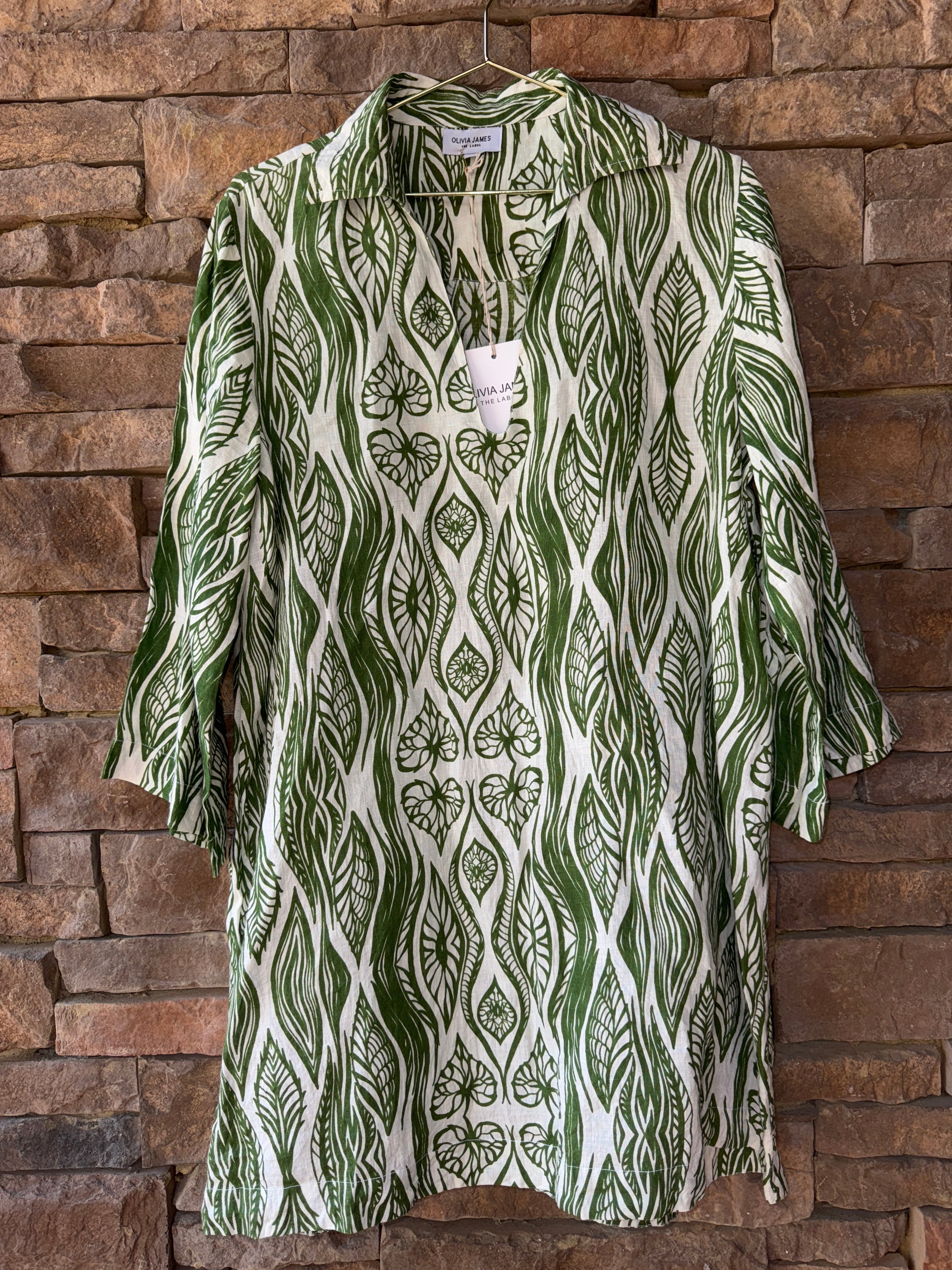 Elizabeth James Taylor Dress in Lilypad XL
