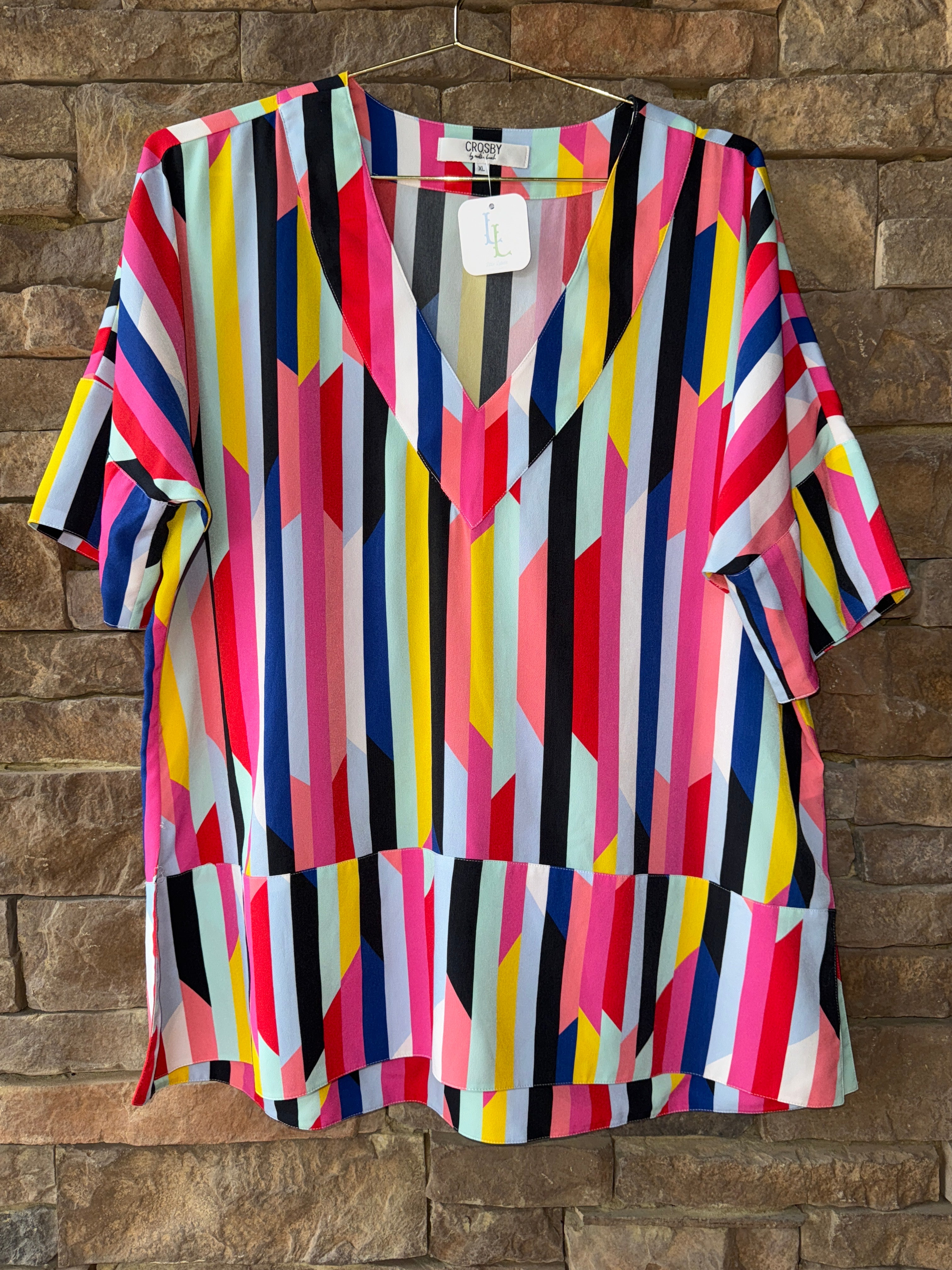 Crosby Multi Stripe Tunic XL