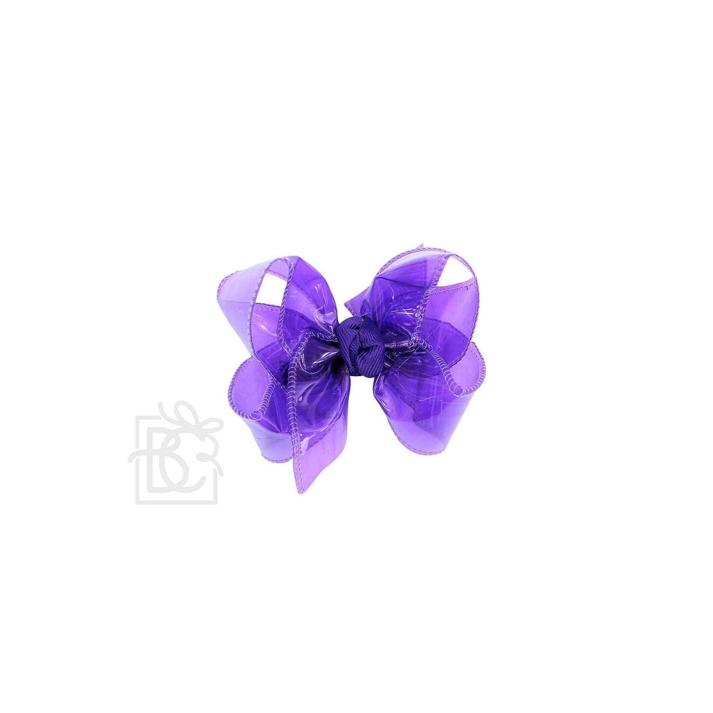 WATERPROOF BOWS ON ALLIGATOR CLIP: 5.5" Huge - 2.5" Ribbon on Alligator Clip / BRIGHT YELLOW