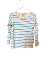 TBBC Striped Teal LS Shirt 7