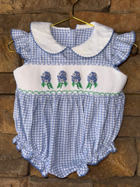 Shrimp & Grits Hydrangea Gingham Bubble 3M