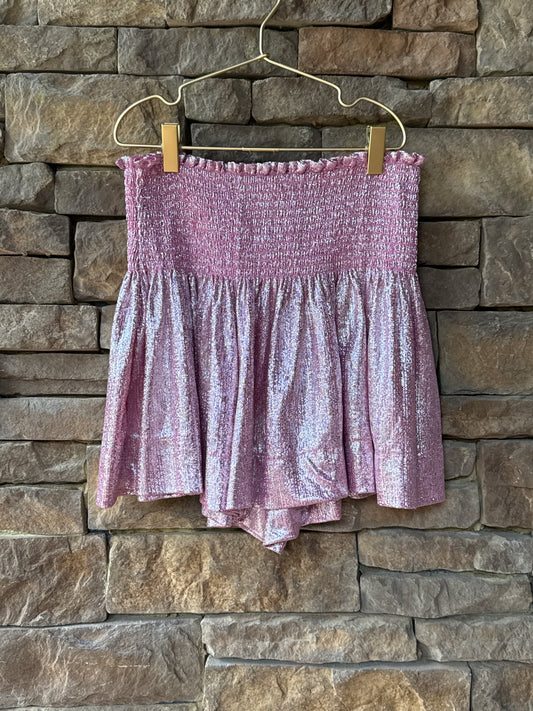 QOS Pink Swing Short M