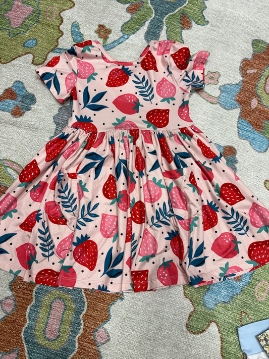 Mila & Rose Strawberry Dress 4T