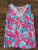 Lilly Pulitzer Lobster Sleeveless Dress XS (2-3)