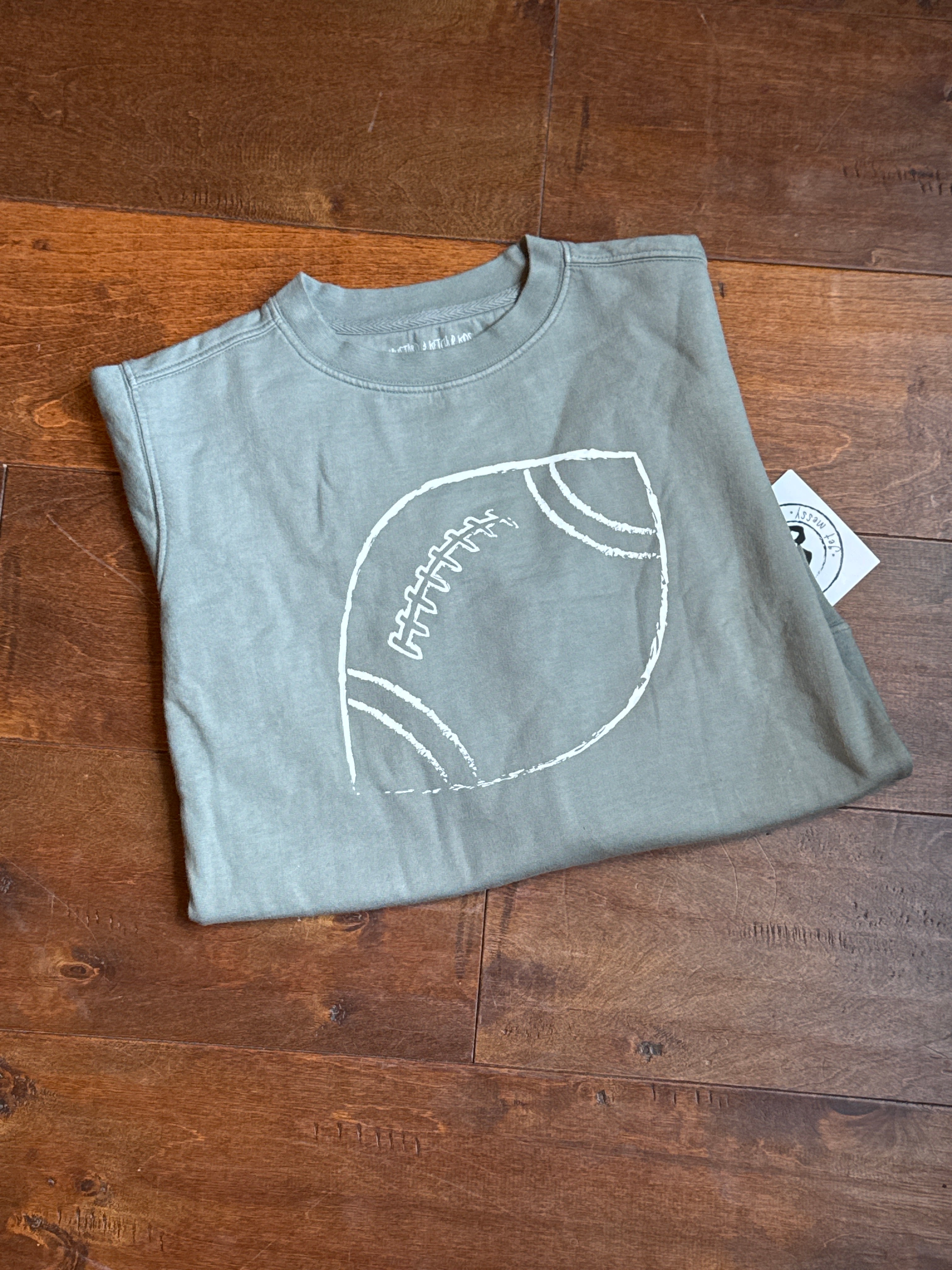 Mustard & Ketchup Gray Football Sweatshirt M (8/10)