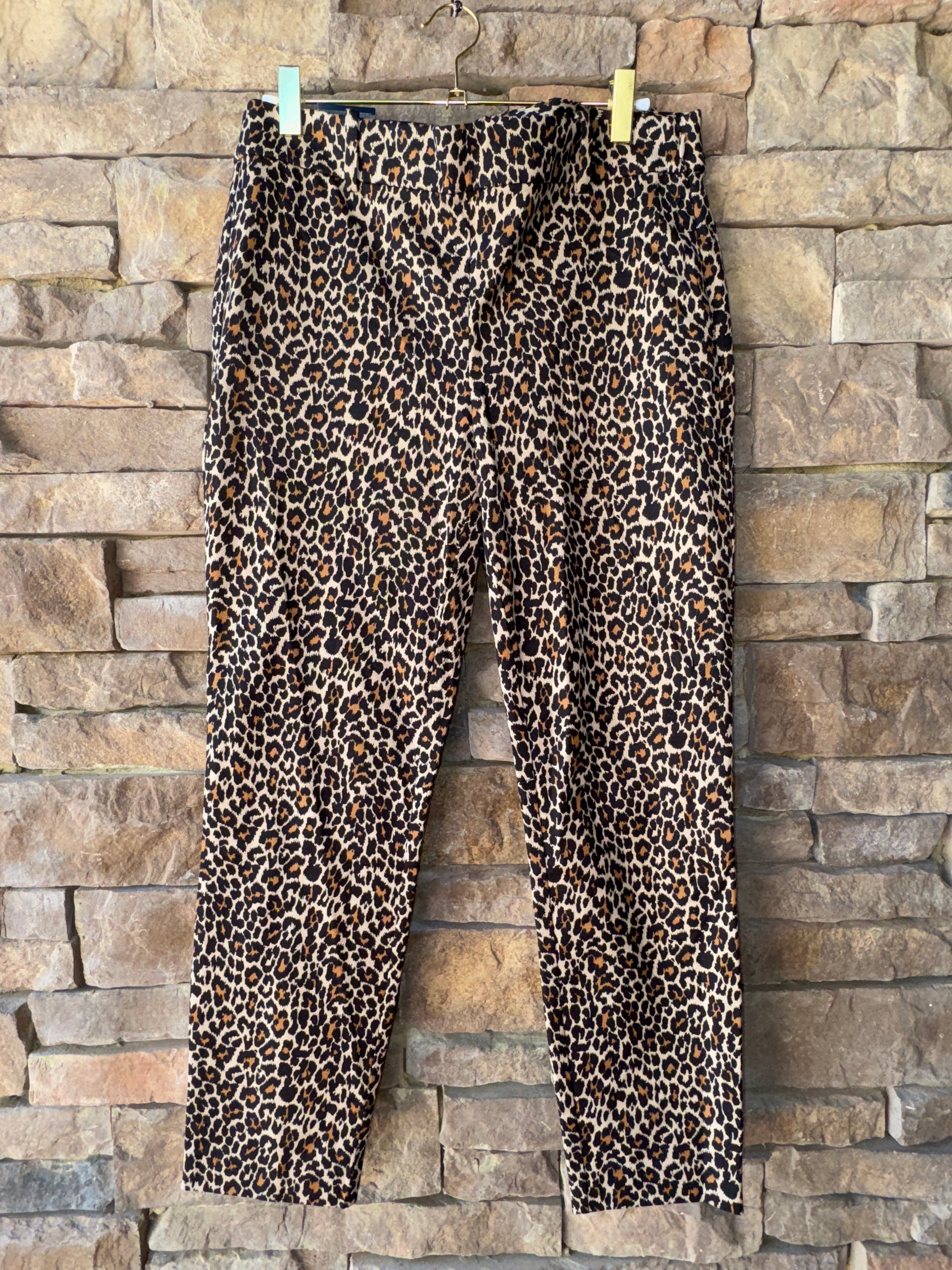 JCrew Leopard Winnie Pant 6