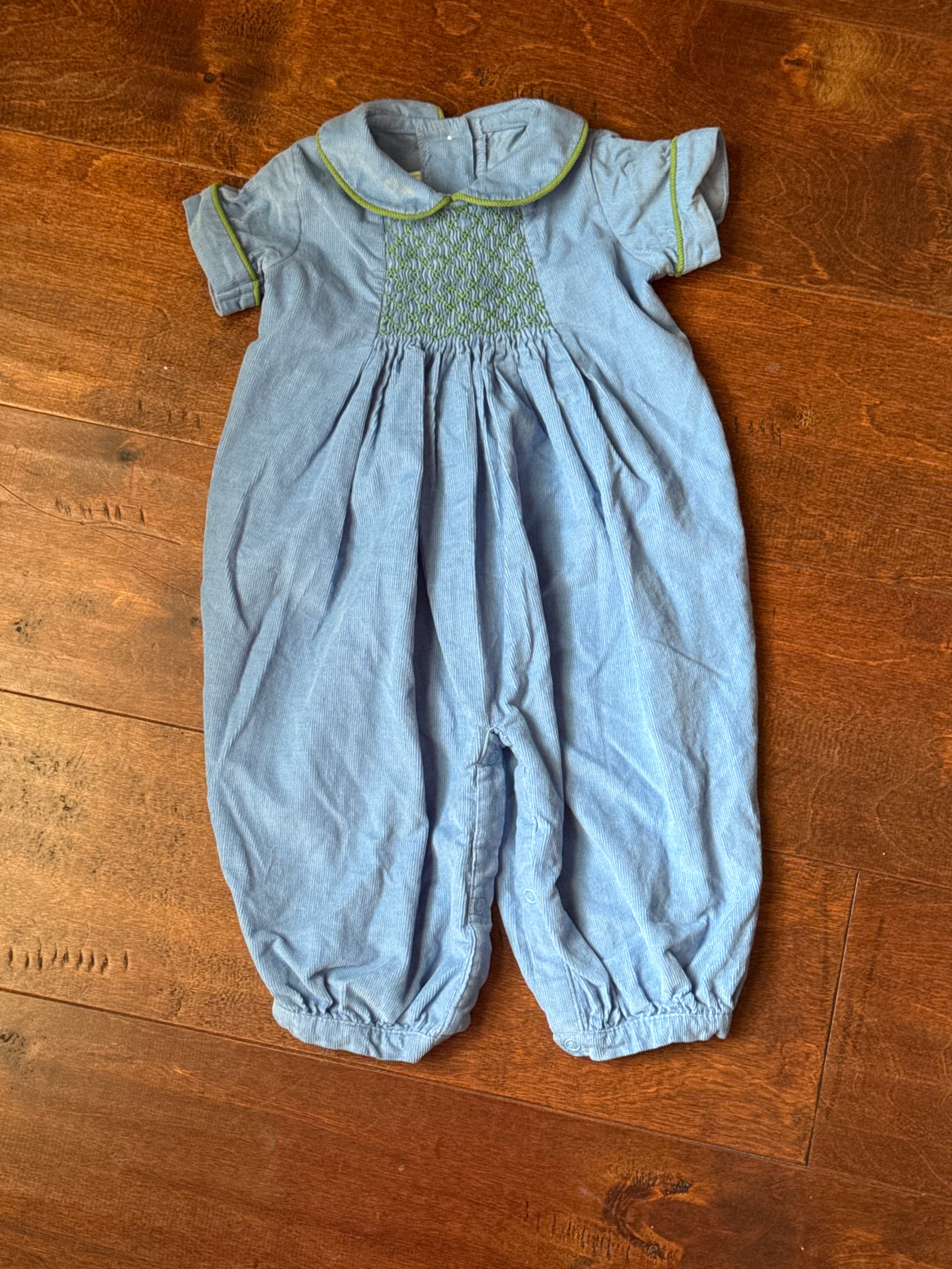 Zuccini Kids Smocked Cord Longall