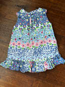 Floral Ruffle Dress 6-12m