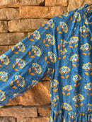 Olivia James the Label Blue Wildflower Dress M