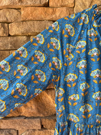 Olivia James the Label Blue Wildflower Dress M
