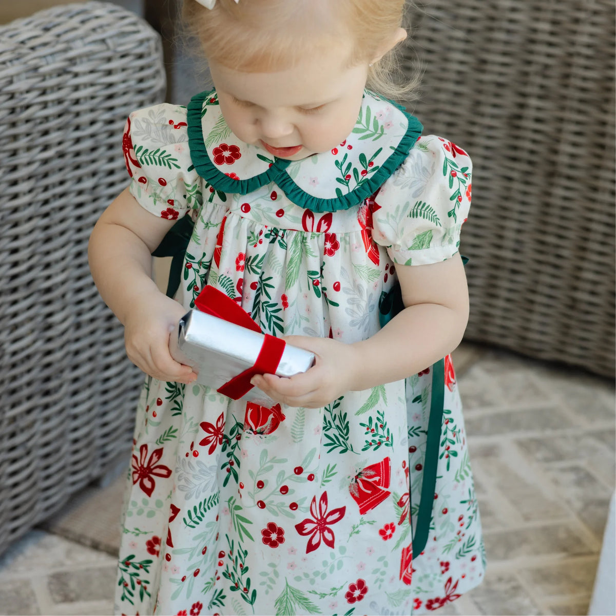 Heirloom Holly with Basil Float Dress